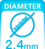 Tavle Diameter 2.4mm