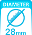Tavle Diameter 28mm