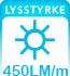 Tavle Lysstyrke 450PrM