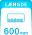 Tavle laengde 600mm