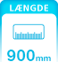 Tavle laengde 900mm