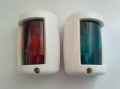 Marine-Boat-Yacht-White-12V-LED-Mini-Starboard-Port-Navigation-Light-OnePair